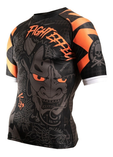 Remera Lycra Rashguard Byakko Nogi Submission Bjj Kick Mma