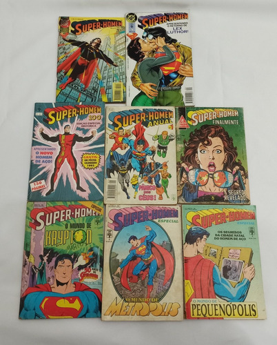 Kit 8 Hq Super-homem 0 1 2 3 9 100 108 Especial