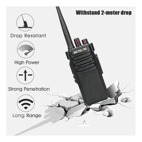 Retevis Rt29 Radios De 2 Vías De Largo Alcance