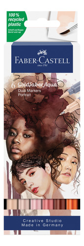 Faber-castell Goldfaber Dual Marcadores Aqua Para Retratos