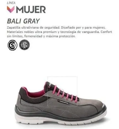 Zapatos De Seguridad Mujer Funcional Bali