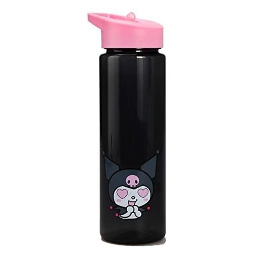 Sanrio Kuromi Heart Eyes Botella De Agua De Pared Simple De 