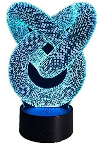 Lámpara De Decoración Con Forma De Nudo De Amor, Círculo Abs