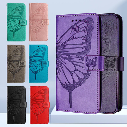 Funda Para Oppo A5 2020 4g/a5 Pro 5g/a5 5g/a5 Pro 4g Splash Proof, 3d Floral, Ranuras Para Tarjetas Con Forma De Mariposa