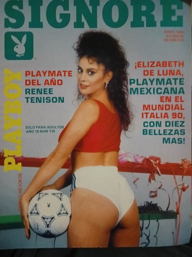 Elizabeth De Luna Italia 90 Signore Playboy Junio 1990