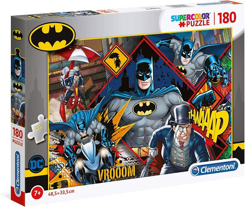 Puzzle Clementoni Niños 180 Piezas Batman Historieta