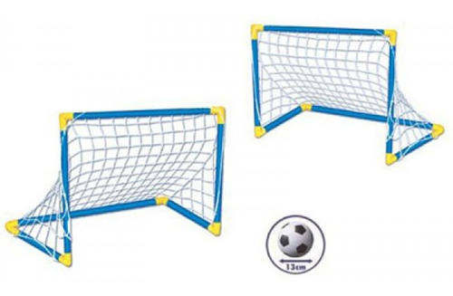 Imagen 5 de 6 de Set 2 Portería De Futbol Soccer Armable Para Niño Infantil