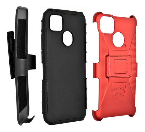 Funda Uso Rudo 3 En 1 Colores Xiaomi Redmi 9c