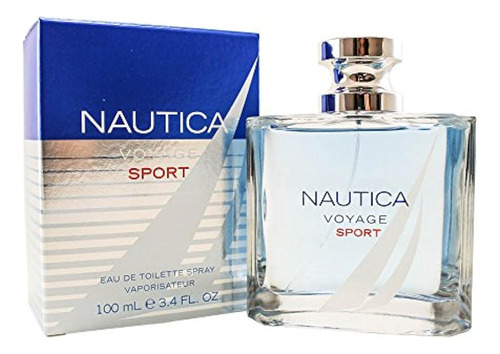 Nautica Voyage Sport Eau De Toilette Spray, 3.4 Onza Líquida