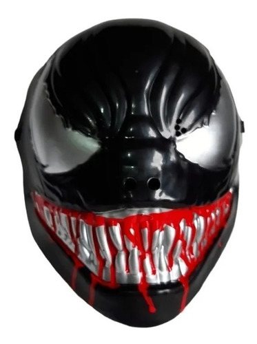Máscara Venom Homem Aranha Halloween Festa Fantasia Flex