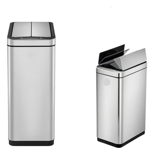 Lixeira Automática Aço Inox 30l Sensor Inteligente Moderna