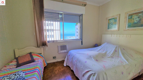 Imagem 10 de 20 de Praia Das Pitangueiras, Guarujá, Calçadão, Vista Para O Mar, 130m², 4 Dormitórios, 2 Suítes, Sala Para 3 Ambientes, 1 Vaga De Garagem - Ap05869 - 69445096