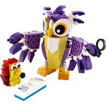 Comprar Set De Construccion Lego Creator 3en1 Criaturas Fantásticas Del Bosque 31125 175 Piezas En Caja.