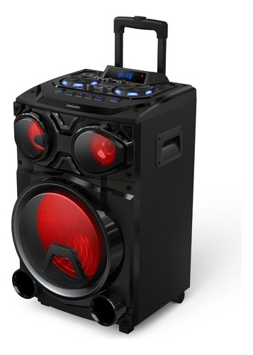Alto-falante portátil Philips TAX3305 com bluetooth preto 220V