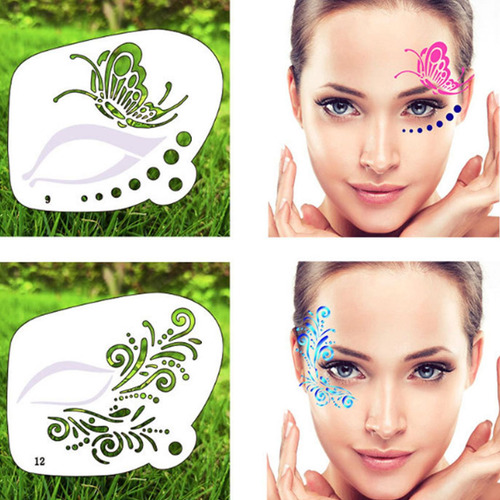Plantillas Para La Cara Plantillas De Pintura Facial Para Ni