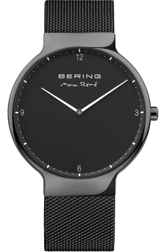 Reloj Bering 15540-122 Negro Con Pulsera De Cuero