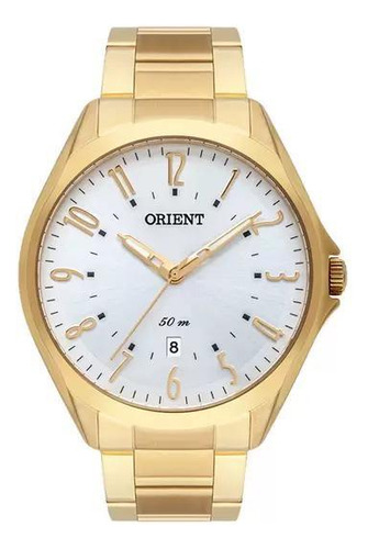 Relogio Orient Pulso Dourado Esportivo Masculino Original