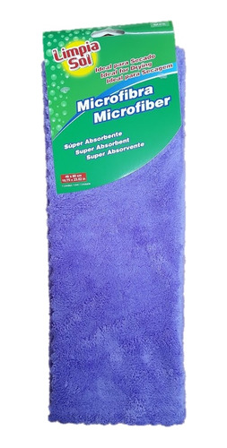 Limpia Sol Paño Microfibra Secado 60x40 (x3unid)
