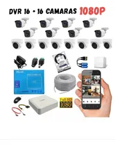 Comprar Kit 16 Cámaras Seguridad  Dvr 16 Canales, 16 Camaras 1080p