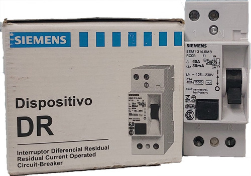 Dr Siemens 5sm1 314-0mb 40a 2p 230v