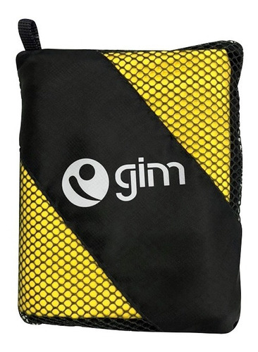 Toalla De Microfibra Amarillo 60x120 Natacion Gym Playa Ecom