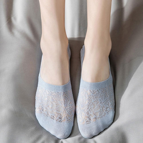 10 Pares Calcetines Invisibles Para Mujer,calcetas De Encaje