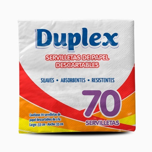 Servilletas De Papel Suaves & Absorbentes Duplex X70 Uni