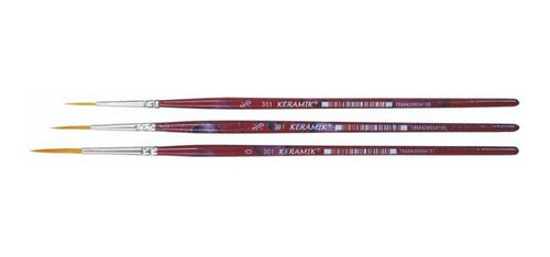 Pincel Keramik Filete Liner Ref 301 Tamanho 5/0
