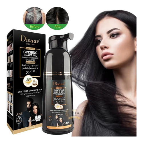 Champú Tinte Cubre Canas Suaviza Repara Cuidado Del Cabello