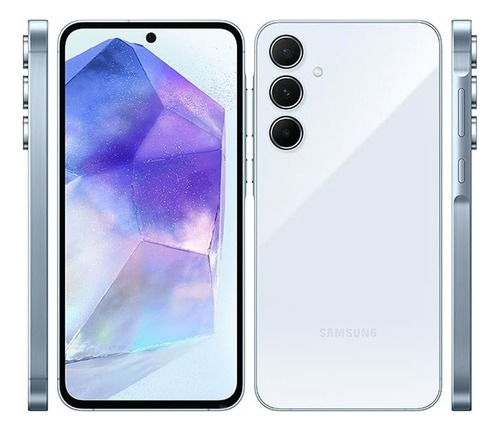 Samsung Galaxy A55 5g, 8gb Ram, 256gb, Dual Sim Azul Claro