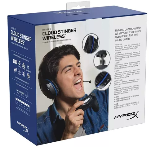 Audifono Gamer Inalámbrico HyperX Cloud Stinger Wireless, PC, PS4™, Batería  de larga duración