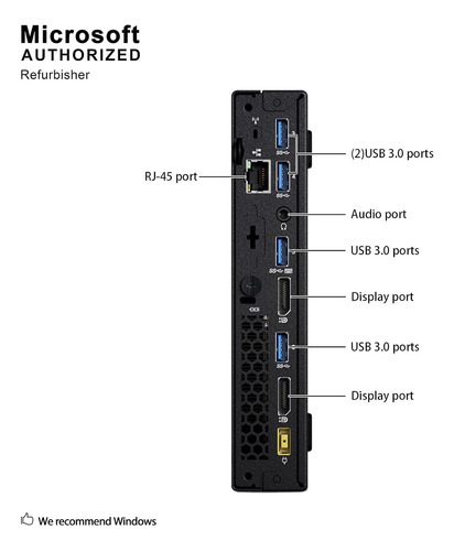 Lenovo Thinkcentre M900 Tiny Desktop Pc Core I5 6500 8g 256g (Reacondicionado)
