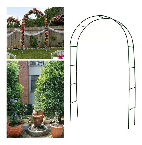 Soporte De Arco De Boda Con Parte Superior Curva Para 2,4 M
