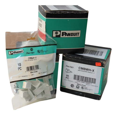 Módulo De Tapa Ciega Panduit Cmbwh-x (caja C/50pz)