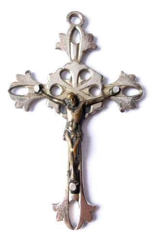 Dije Cruz ,crucifijo De Metal 4.5x2.5cm