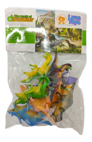 Imagen 5 de 7 de Dinosaurios Bolsa X 8 Piezas Mundo Dino Mini Edu