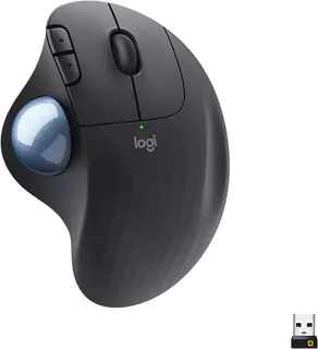 Mouse Logitech Ergo M575 Trackball Inalámbrico Negro