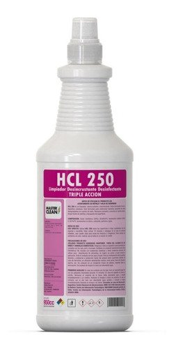 Quitasarro Industrial Hcl 250 - Master Clean X 950cm³