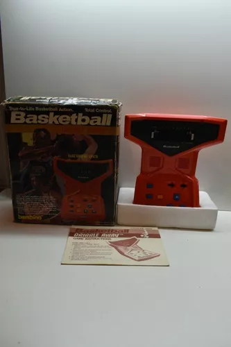 1979 Bambino Dribble Away Electronic Basketball Handheld Game Works. 