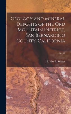 Libro Geology And Mineral Deposits Of The Ord Mountain Di...