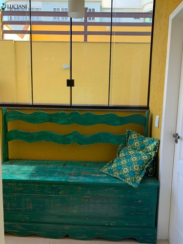 Magnífica Cobertura Mobiliada Com 03 Dormitórios Frente Mar Em Navegantes! - Ap03586 - 69243110