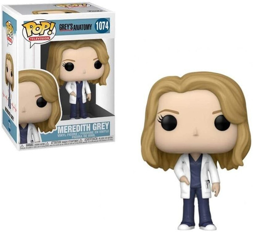 ¡funko Pop! Televisión: Grey's Anatomy - Meredith Grey, 3.75