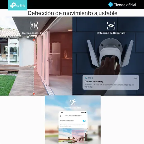 Cámara Ip Wifi Exterior Tp-link Tapo C320ws + Micro Sd 256gb