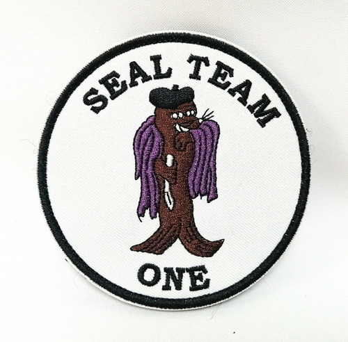 Parche Militar, Tela Velcro 10 Cm, Navy Seal Team 1