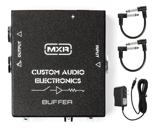 Buffer De Cae Mxr Mxr Mxr Mxr Con 2 Cables De Parche Y Fuent