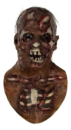 Scary Walking Dead Zombie Mask Latex Creepy Halloween Costum