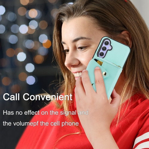 Funda De Móvil Con Cremallera Y Correa Cruzada Para Samsung