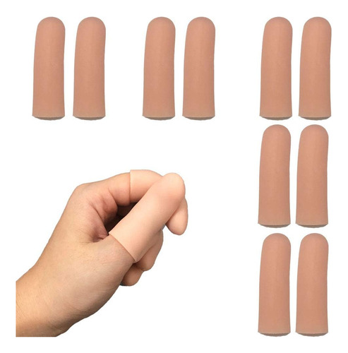 Protectores De Dedos De Gel De Silicona Para Dedos, 10 Unida