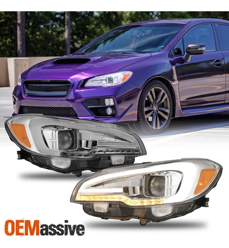 Faros Led Cromado Subaru Wrx Cvt 2019 2.0l