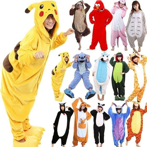 Pijamas Onesie Enterizas Stich, Panda, Picachu, Unicornio